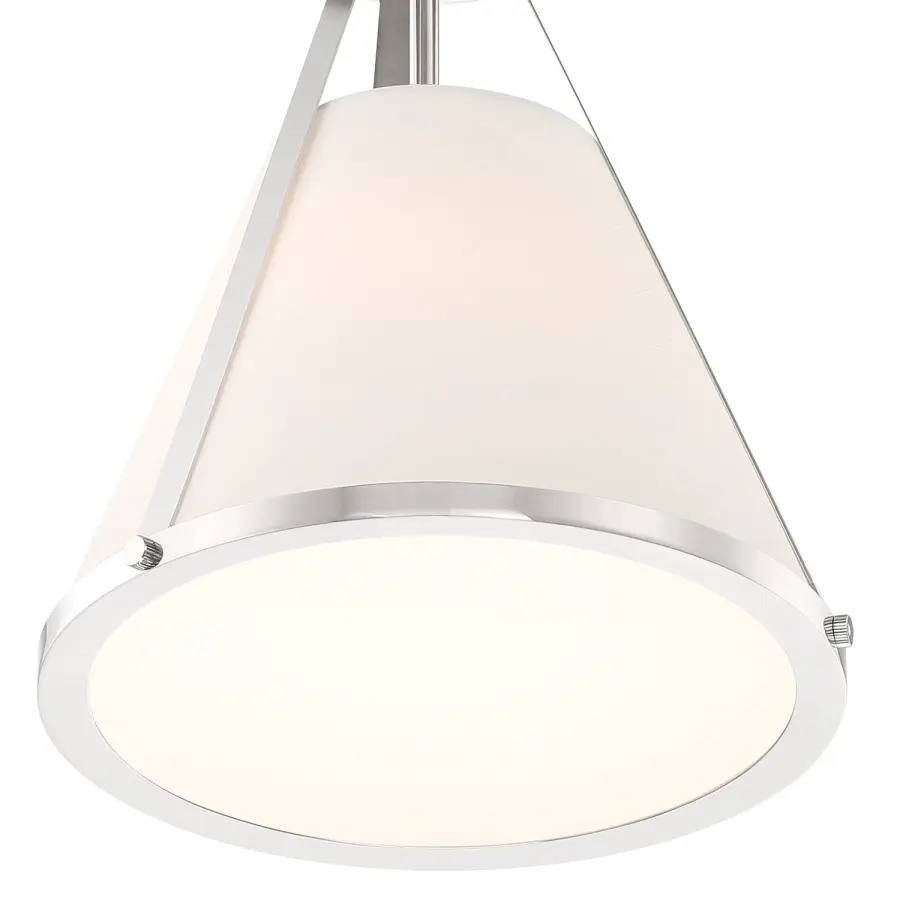 Fulton 9.25" Semi Flush Mount in Black - Image 23