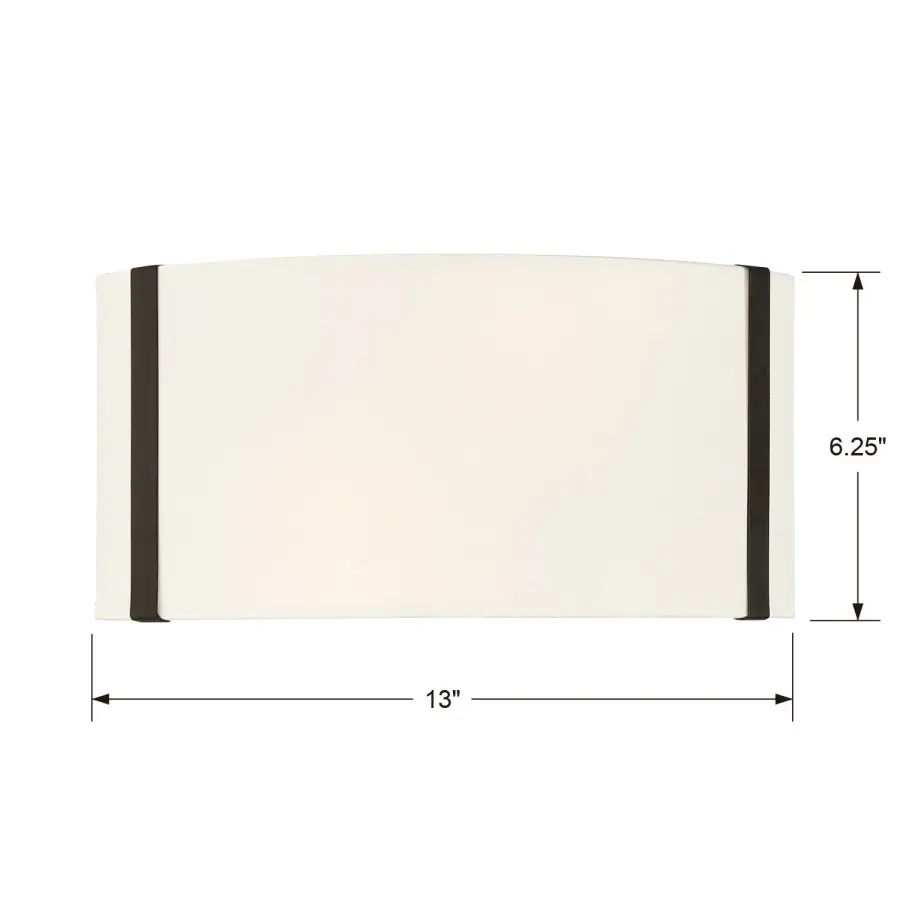 Fulton 13" Black Sconce - Image 7