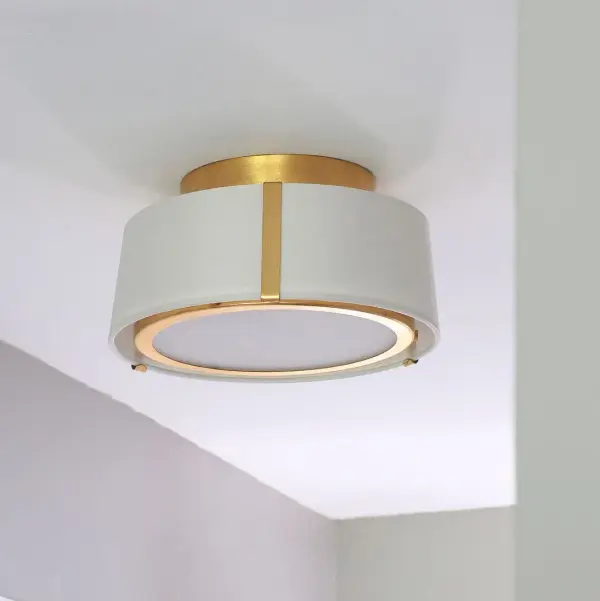 Fulton 12" Semi Flush Mount in Black - Image 12