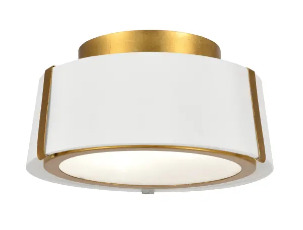 Fulton 12" Semi Flush Mount in Black - Image 8