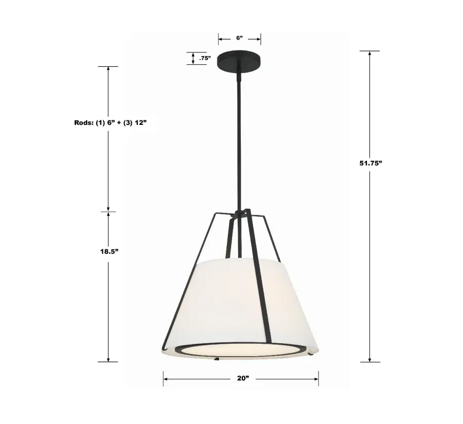Fulton 20" Pendant - Image 11