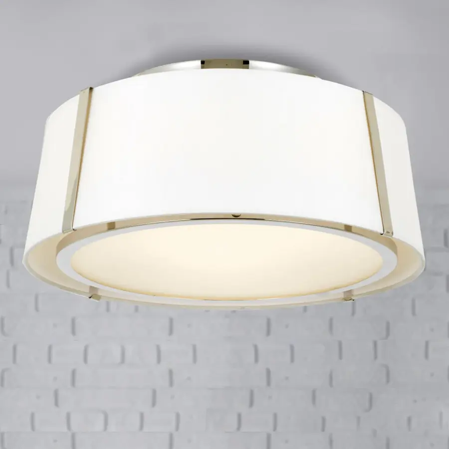 Fulton 18" Semi Flush Mount in Black - Image 26