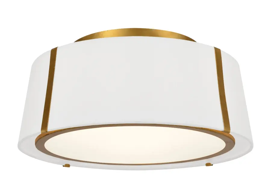 Fulton 18" Semi Flush Mount in Black - Image 9