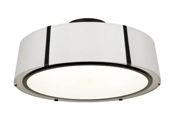 Fulton 24" Semi Flush Mount in Antique Gold - Image 1