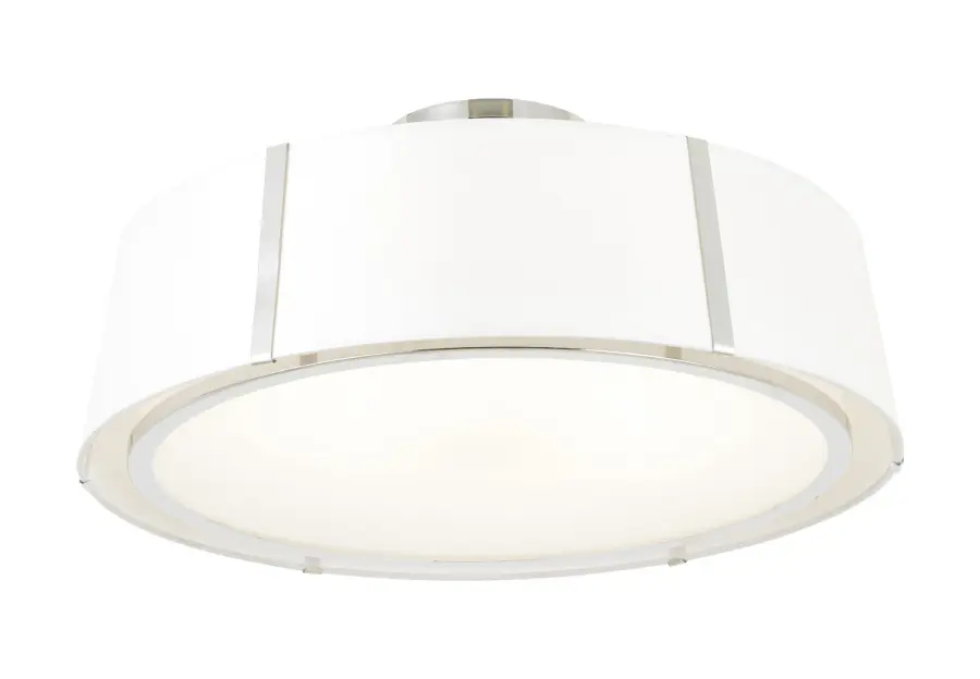 Fulton 24" Semi Flush Mount in Antique Gold - Image 17