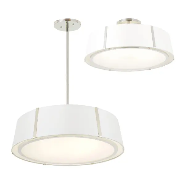 Fulton 24" Semi Flush Mount in Antique Gold - Image 18
