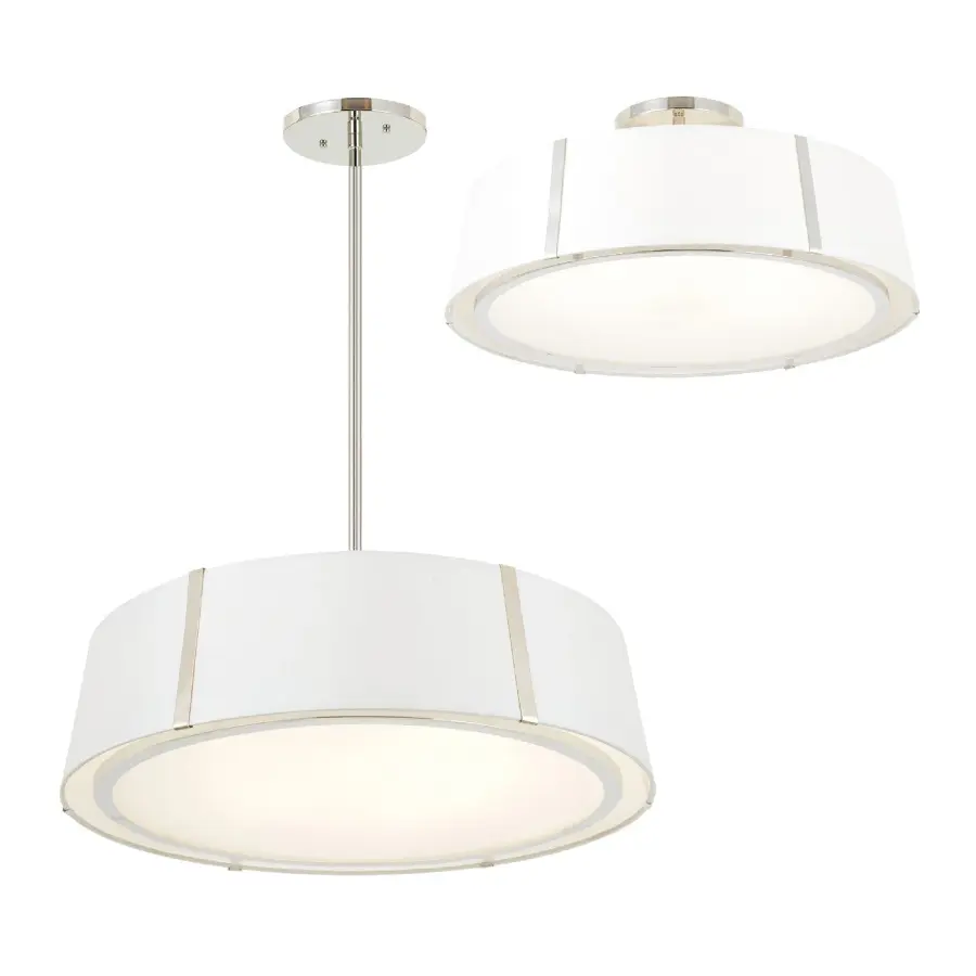 Fulton 24" Semi Flush Mount in Antique Gold - Image 18