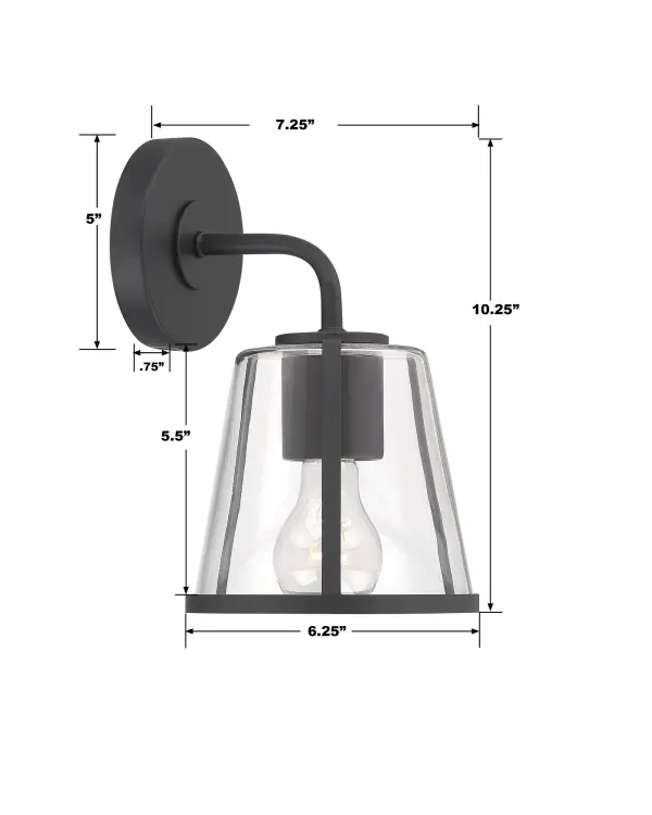 Fulton 6.25" Wall Sconce in Antique Gold - Image 12