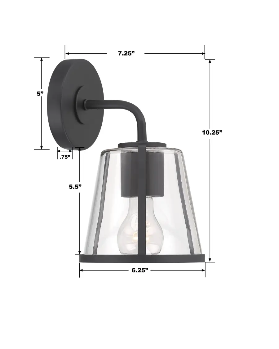 Fulton 6.25" Wall Sconce in Antique Gold - Image 12