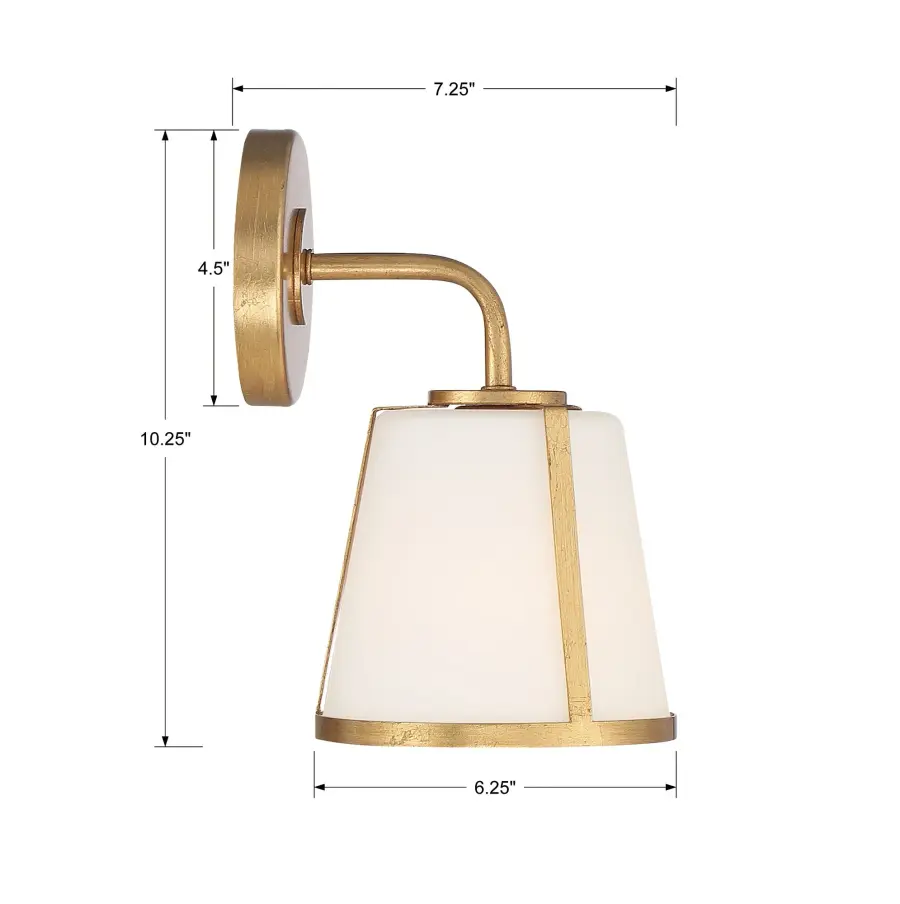 Fulton 6.25" Wall Sconce in Antique Gold - Image 19