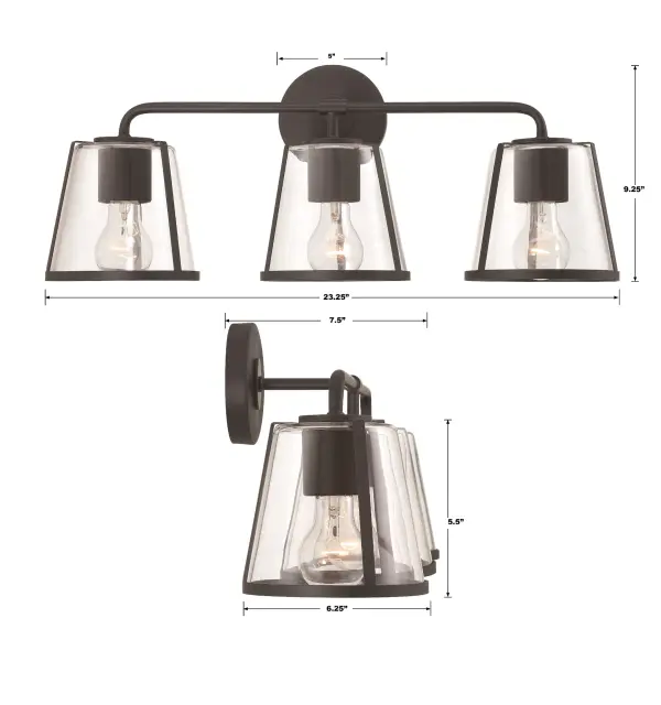 Fulton 23.25" Bathroom Vanity Light in Antique Gold - Image 14