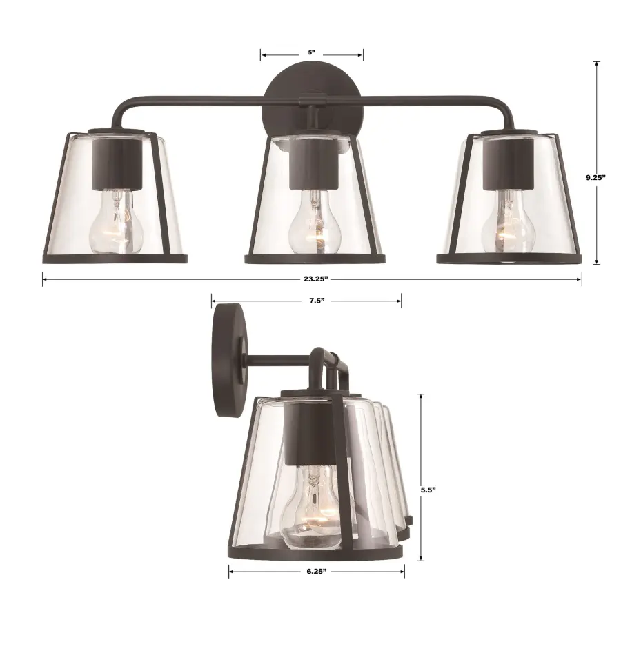 Fulton 23.25" Bathroom Vanity Light in Antique Gold - Image 14