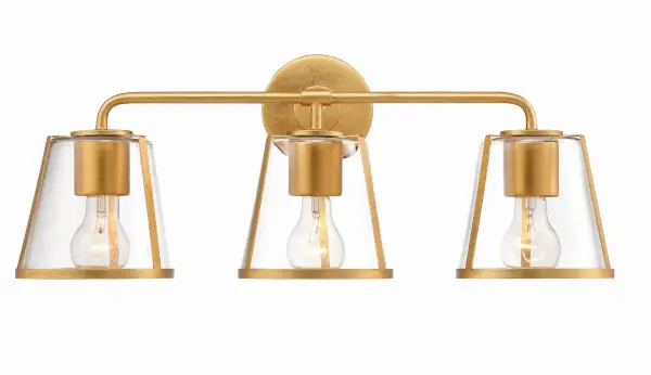 Fulton 23.25" Bathroom Vanity Light in Antique Gold - Image 22