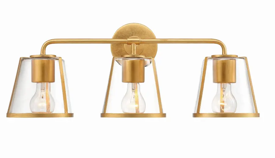 Fulton 23.25" Bathroom Vanity Light in Antique Gold - Image 22