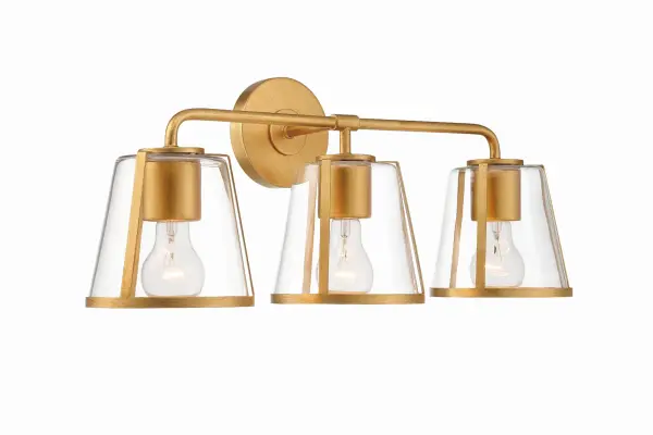Fulton 23.25" Bathroom Vanity Light in Antique Gold - Image 24