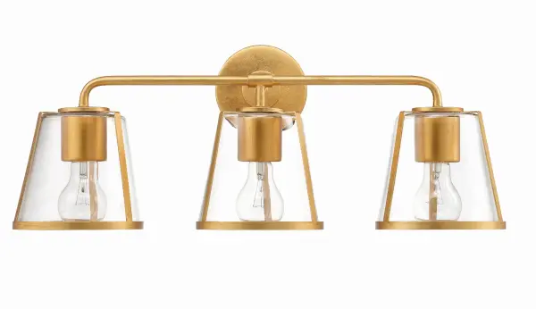 Fulton 23.25" Bathroom Vanity Light in Antique Gold - Image 25