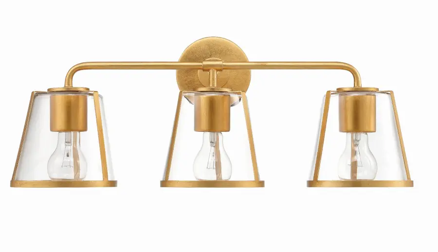 Fulton 23.25" Bathroom Vanity Light in Antique Gold - Image 25