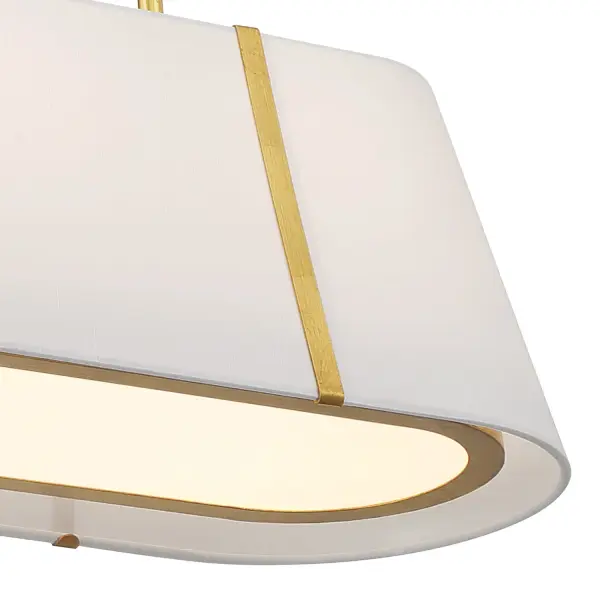 Fulton 41.75" Linear Oval Chandelier - Image 13