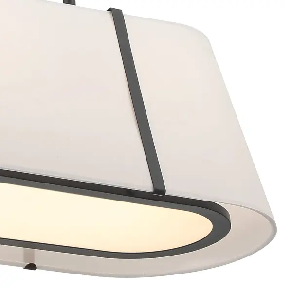 Fulton 41.75" Linear Oval Chandelier - Image 5