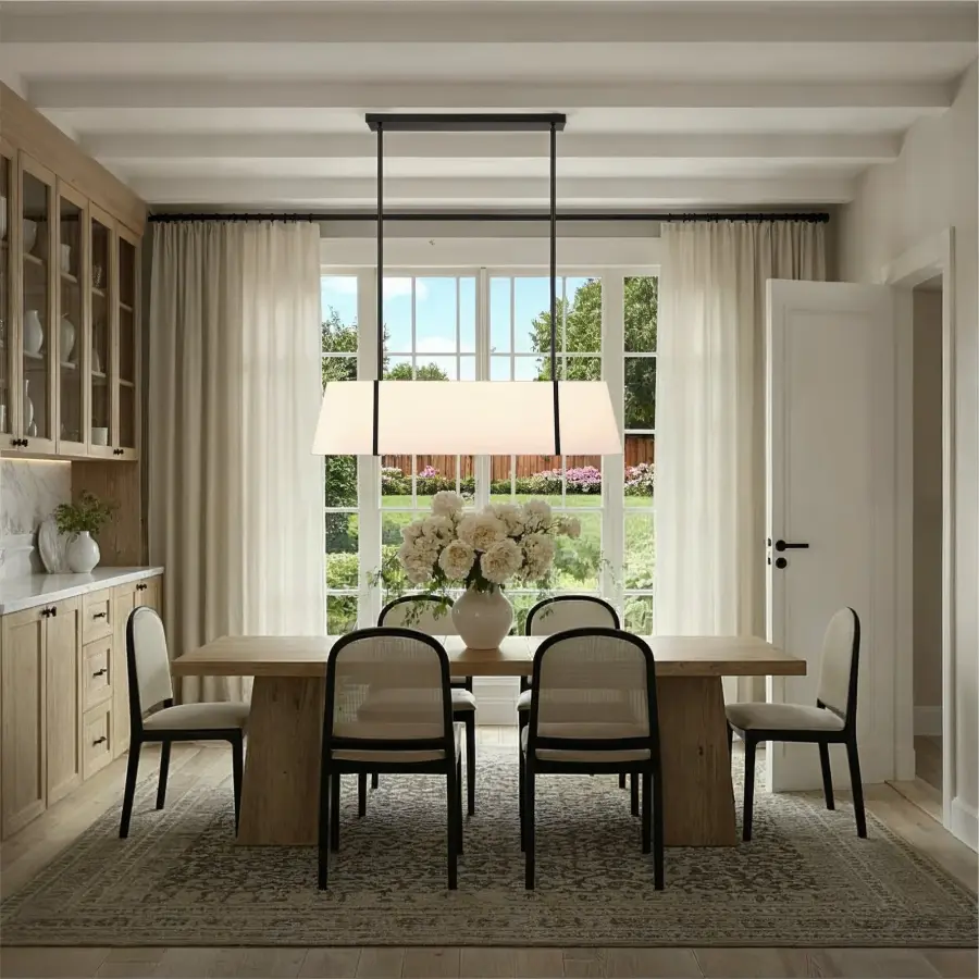 Fulton 41.75" Linear Oval Chandelier - Image 6