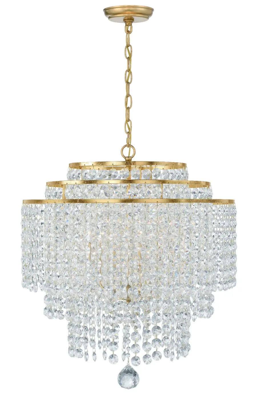 Gabrielle 22" Crystal Chandelier - Image 1