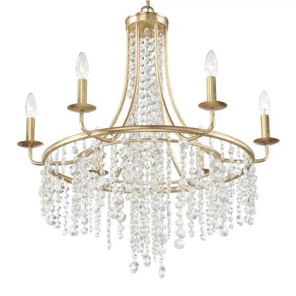 Gabrielle 28" Crystal Chandelier - Image 3