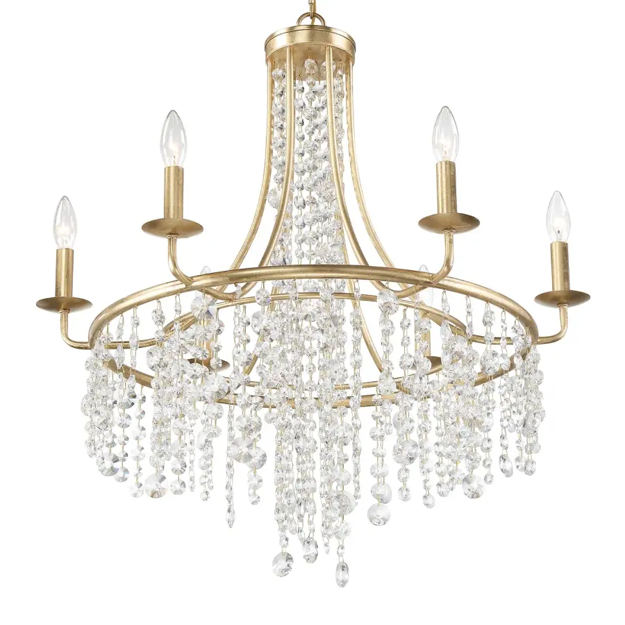 Gabrielle 28" Crystal Chandelier - Image 3