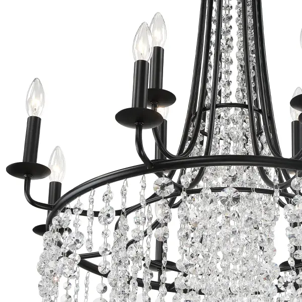 Gabrielle 30" Chandelier in Antique Gold - Image 11