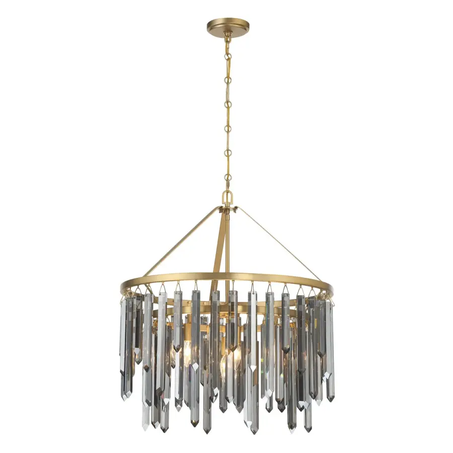 Gemma 24" Chandelier in Modern Gold - Image 1