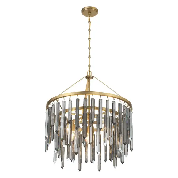 Gemma 24" Chandelier in Modern Gold - Image 4