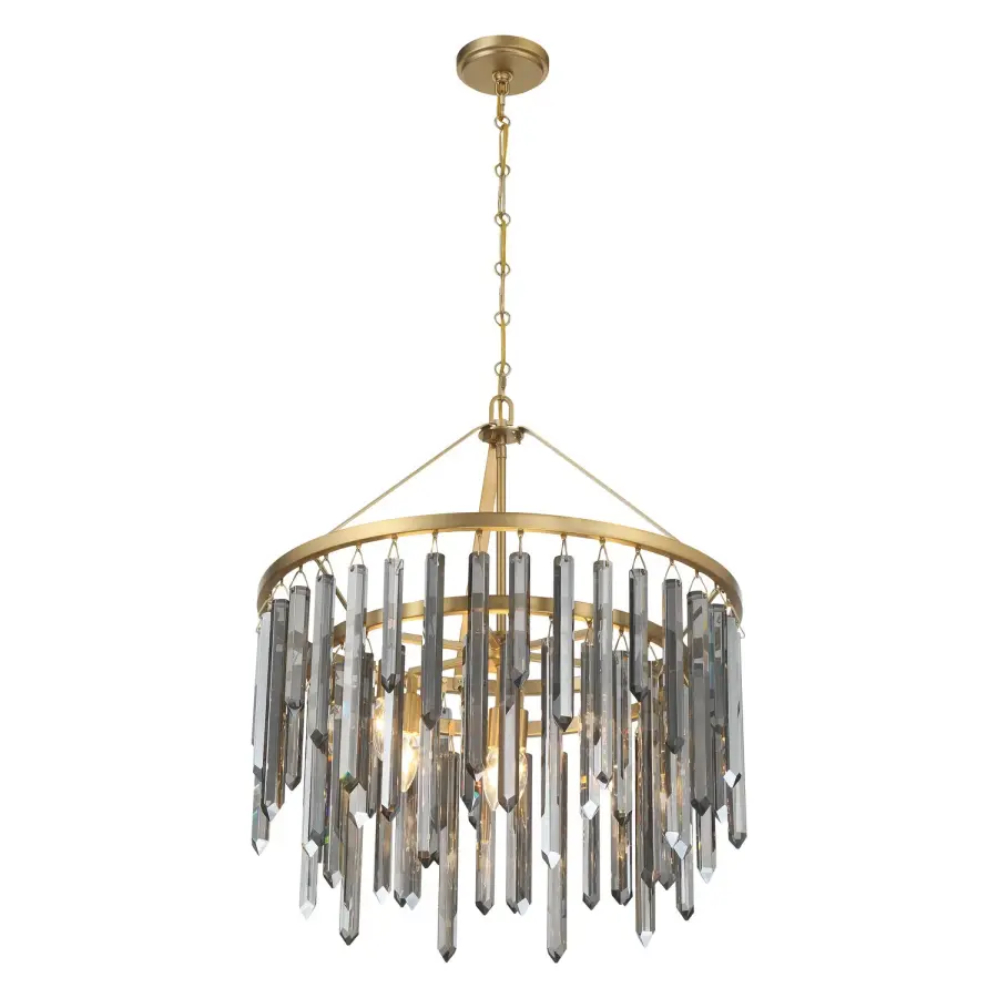 Gemma 24" Chandelier in Modern Gold - Image 4