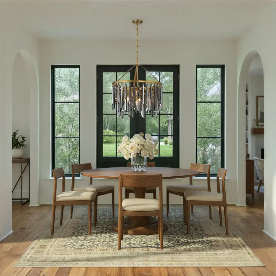 Gemma 24" Chandelier in Modern Gold - Image 6