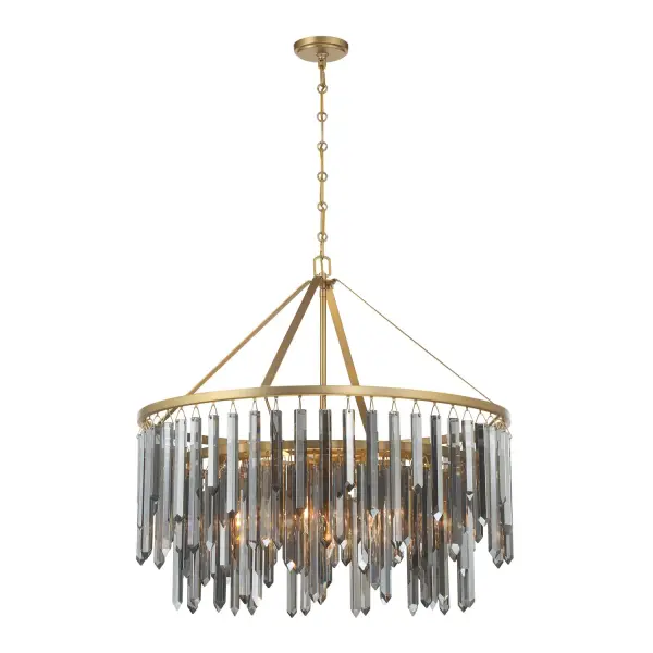 Gemma 32" Chandelier in Modern Gold - Image 1