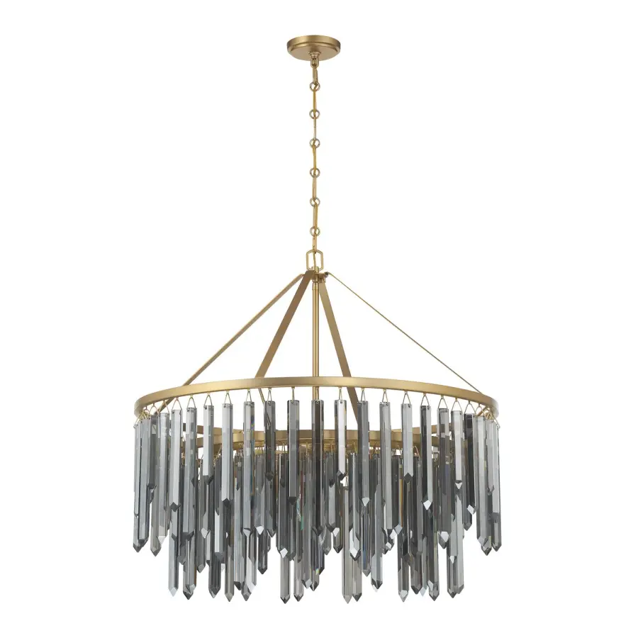 Gemma 32" Chandelier in Modern Gold - Image 2