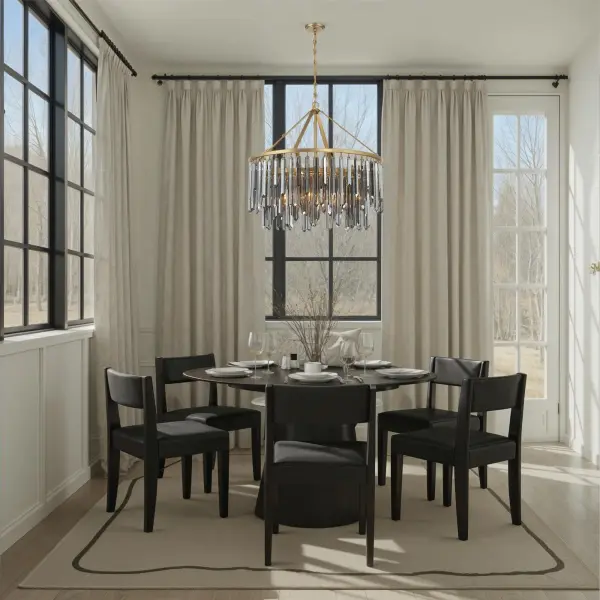 Gemma 32" Chandelier in Modern Gold - Image 6
