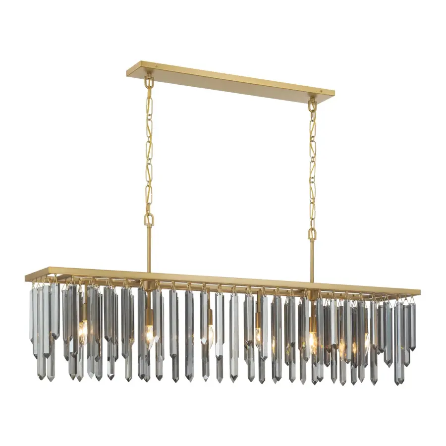 Gemma 52" Linear Chandelier - Image 1