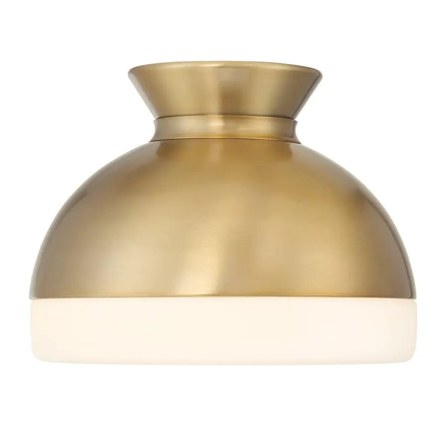 Designer Mid-Century Flush Mount with Timeless Two-Tone Appeal - Image 11