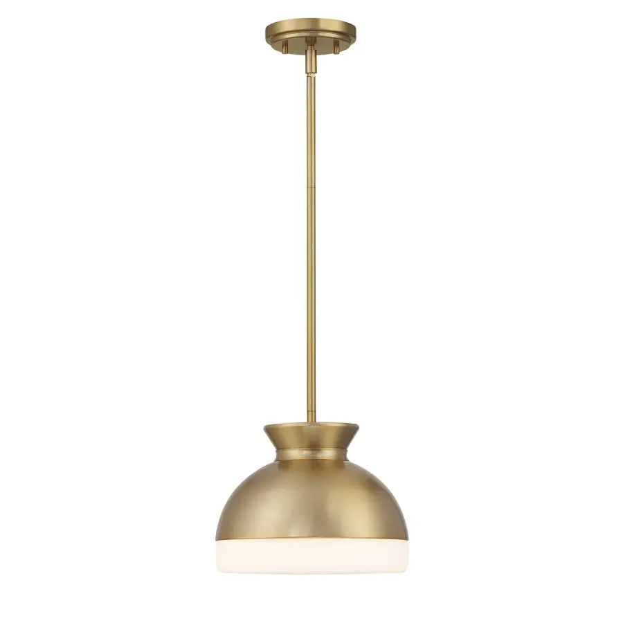 Designer Mid-Century Pendant with Timeless Two-Tone Appeal - Image 11