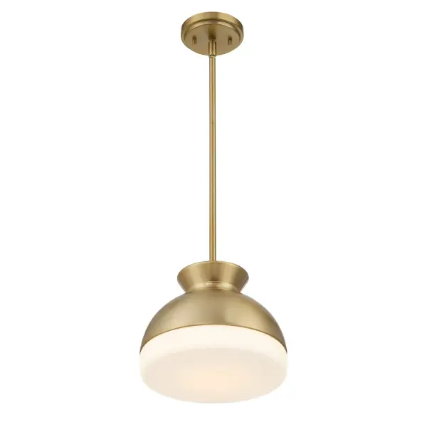 Designer Mid-Century Pendant with Timeless Two-Tone Appeal - Image 12