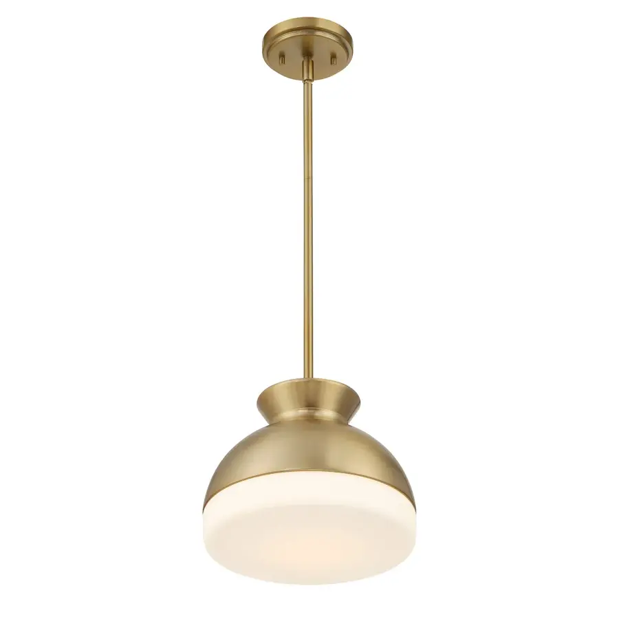Designer Mid-Century Pendant with Timeless Two-Tone Appeal - Image 12