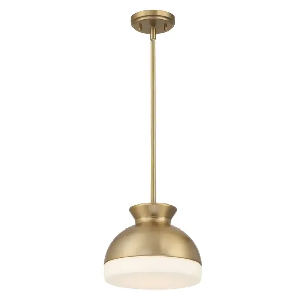 Designer Mid-Century Pendant with Timeless Two-Tone Appeal - Image 9