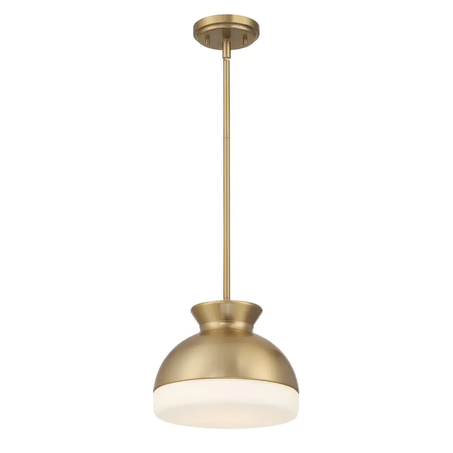 Designer Mid-Century Pendant with Timeless Two-Tone Appeal - Image 9