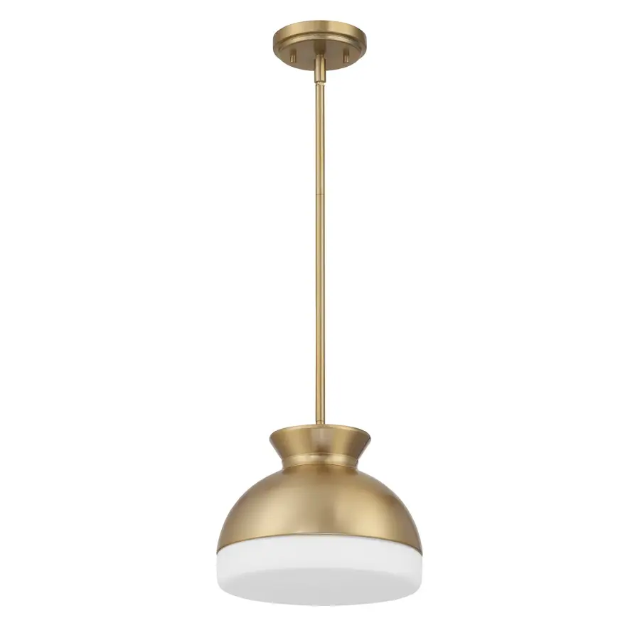 Designer Mid-Century Pendant with Timeless Two-Tone Appeal - Image 10