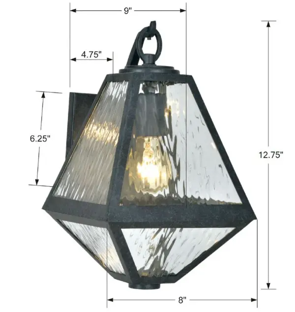 Glacier 8" Outdoor Sconce - Image 5