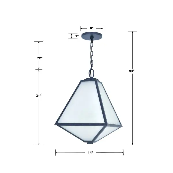 Glacier 14" Outdoor Pendant - Image 7