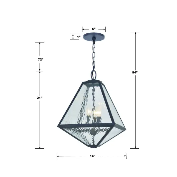 Glacier 14" Outdoor Pendant - Image 5