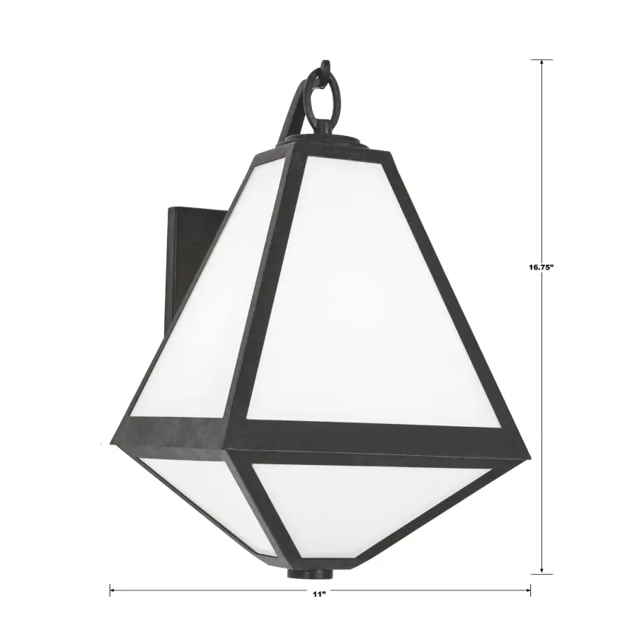 Glacier 11" Outdoor Sconce - Image 6