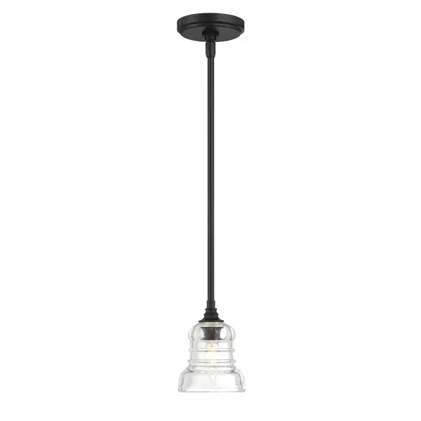 Gregory 5" Ribbed Glass Mini Pendant - Image 12