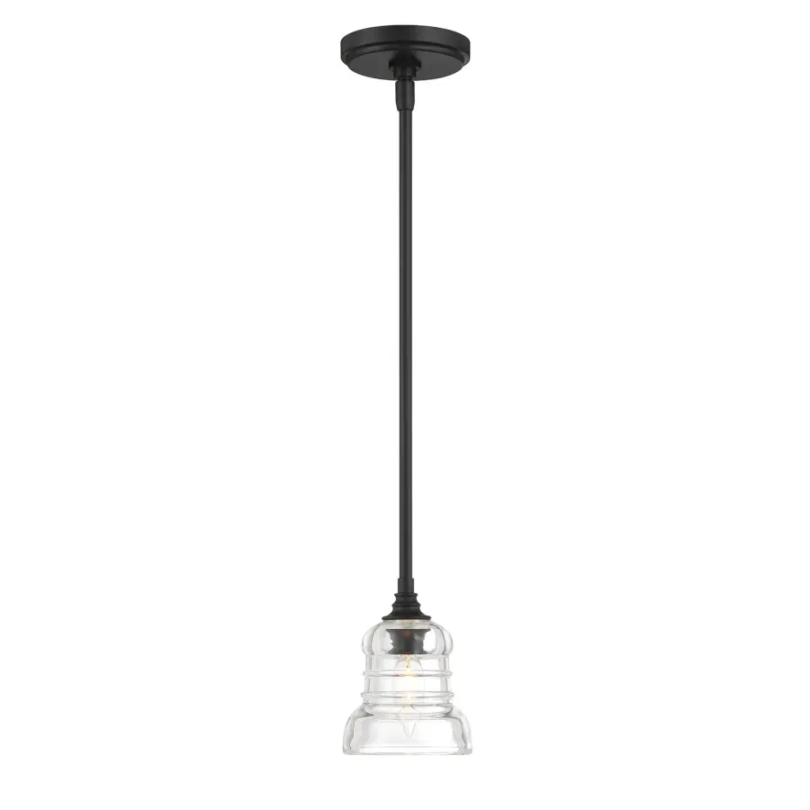 Gregory 5" Ribbed Glass Mini Pendant - Image 12