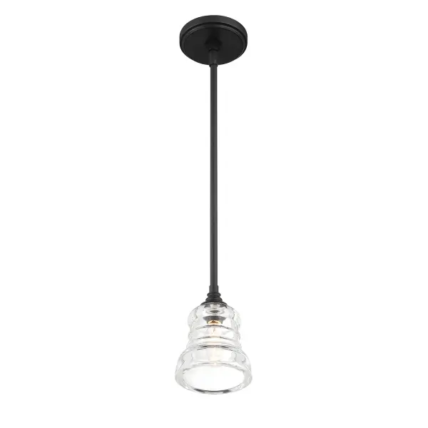 Gregory 5" Ribbed Glass Mini Pendant - Image 13